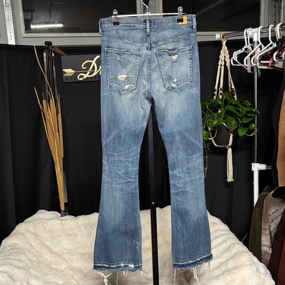 Citizens of Humanity Light Blue Distressed bootcut flare Jeans - Picture 7 of 9